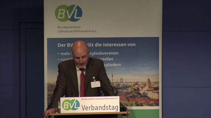 Verbandstag 2019 - Staatssekretär Dr. Rolf Bösinger